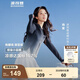 波司登（BOSIDENG）楊紫同款防曬衣女短款冰絲戶(hù)外防紫外線(xiàn)涼感騎行徒步修身收腰外套 【店長(cháng)推薦】黑白異想9699 L 170/92A