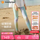 moodytiger【仙女家族】女童緊身褲涼感防曬25年夏季新品兒童高彈透氣運(yùn)動(dòng)褲