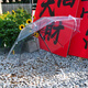 透明雨傘ins風(fēng)拍照好看小清新雨傘半自動(dòng)兒童傘環(huán)保傘批發(fā) 透明傘