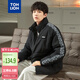 唐獅（TonLion）2023男裝立領(lǐng)棉衣寬松短款棉襖學(xué)生棉服 黑色 XXL 