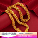 佩瑄金包銀項(xiàng)鏈男士霸氣龍骨項(xiàng)鏈男女黃金情侶鏈金店同款首飾龍頭鏈子 龍頭龍骨項(xiàng)鏈 重約40克  金1.5克