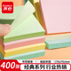 齊心（COMIX）400張4色簡約便利貼便簽紙 76*76mm便簽本/記事貼/自粘留言本n次貼學(xué)生辦公用品EC202
