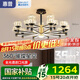 惠普輕奢led客廳大燈水晶吊燈全光譜護(hù)眼中山燈具現(xiàn)代北歐吊燈包安裝