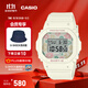 卡西歐（CASIO）BABY-G BGD-565復古碎花運動(dòng)時(shí)尚女士手表防水防震石英手表 禮物 BGD-565RP-7PR