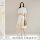 對白【杜鵑同款】×馮瑋藝術(shù)家聯(lián)名氣質(zhì)連衣裙女夏2025新款襯衫裙 白色沙發(fā) M