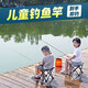 云珀兒童釣魚竿套裝迷你短節(jié)手竿可伸縮便攜魚竿小孩初學(xué)者專用 1.8m 藍(lán)色+到手即釣+全套裝備 【七星漂線組*1魚食*1線卡*1】