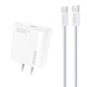獨(dú)到（DUDAO）蘋果15充電器線3C認(rèn)證PD30W快充套裝適用iPhone/iPad充電頭數(shù)據(jù)傳輸Type-C充電頭純銅插腳防火外殼 【30W套裝】蘋果15Pro / Pro Max