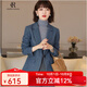 clotho Rennie品牌女裝小西裝外套女2025春秋新款韓版修身顯瘦氣質百搭休閑西服 灰藍色 M