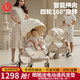 優(yōu)樂(lè)博（ULOP）四輪萬(wàn)向嬰兒車(chē)0-3歲用折疊可坐可躺帶減震雙向嬰兒推車(chē)輕便折疊 嬰兒推車(chē)0-6歲嬰幼兒遛娃神器 一鍵換向高景觀(guān)雙向可坐可躺
