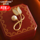 紀(jì)詩哲（GIEVSZHE）郁金香胸針高檔女奢華胸花胸針奢侈高端品牌胸針女七夕情人節(jié)禮物 金色郁金香 禮盒裝