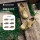 natursun奚夢(mèng)瑤高圓圓章若楠文淇同款德訓(xùn)鞋女鞋厚底休閑袋鼠鞋情侶鞋單鞋 黃色（建議拍小一碼） 36 (230mm)