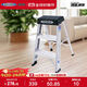 穩耐梯子家用鋁合金三步人字梯0.7米登高爬梯小梯蹬 150BCN