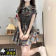 JIOESC法式氣質(zhì)學(xué)院風(fēng)套裝格紋襯衫連衣裙子女夏季2025新款今年流行爆款 【藍(lán)格紋】 M 45/55kg
