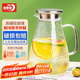 青蘋(píng)果冷水壺涼水壺硼硅耐熱玻璃冷熱水壺嘟嘟壺1.8L大容量家用飯店通用
