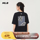MLB男女短袖T恤印花后背時(shí)尚寬松25季新款時(shí)尚3ATSM2153-50BKS-L
