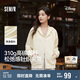 森馬（Semir）迪士尼外套女中長(zhǎng)款連帽寬松針織衛(wèi)衣2025春休閑夾克109125108001