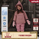 Teenie Weenie Kids小熊童裝24秋男女寶寶休閑刺繡連帽三防羽絨服 粉色 120cm