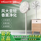 萬和【香薰?jié)M屋】七葉輕音立式電風扇家用柔風落地扇臺式桌面風扇大風量節(jié)能宿舍電扇 【16寸加大加高】2025新款升級香薰驅蚊