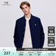 Teenie Weenie Men小熊男裝簡(jiǎn)約休閑純色襯衫夏季翻領(lǐng)商務(wù)長(zhǎng)袖襯衣 藏青色 XL 180