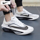 耐克（NIKE）男鞋 25夏季新款ZOOM FLY 6運(yùn)動鞋緩震透氣網(wǎng)面鞋健身休閑跑步鞋 【全掌碳板+ZoomX】幻影灰白/曬圖退10 42 （內(nèi)長265mm）