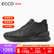 ECCO愛步男鞋2024冬季加絨羊毛運動鞋戶外休閑鞋男靴雅躍523254【現(xiàn)貨 黑色523254-02001 40
