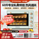 菲帝耐電烤箱商用大容量60L升家用私房烘焙全自動(dòng)多功能熱風(fēng)爐蛋糕面包披薩月餅烤紅薯地瓜機烤雞烤肉 淺松綠60L（全功能頂配豪華款）