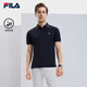 FILA 斐樂官方polo衫男2025年夏季涼感短袖t恤透氣男士休閑商務(wù)上衣