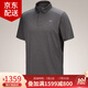 始祖鳥（ARC'TERYX）CAPTIVE SS 男子POLO馬球衫 抗菌吸汗速干透氣商務(wù)翻領(lǐng)短袖T恤衫 X9705/Black Heather黑灰色 M 70-80kg/尺碼偏大