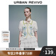 UR2025春季新款女裝減齡學(xué)院風(fēng)菱格蝴蝶結(jié)針織開衫UYY950054 象牙白 (面料微透) M
