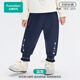 全棉時(shí)代兒童簡(jiǎn)約休閑針織長(cháng)褲 藍黑（女童） 110
