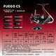 達(dá)億瓦（DAIWA）  21/25新款 FUEGO CS LT 新款路亞輪遠(yuǎn)投輪淺杯漁輪紡車輪魚線輪 25新款 LT5000-CXH（精巧+高高速