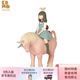 可米生活白夜童話夜行獨角獸輕奢創(chuàng)意藝術(shù)工藝品客廳桌面裝飾擺件潮玩擺件 夜行獨角獸-小-藍(lán)色