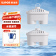蘇泊爾（SUPOR） 過(guò)濾凈水器 家用濾水壺 自來(lái)水過(guò)濾器凈水壺家用廚房?jì)羲鳛V水器J-UF03 兩個(gè)濾芯（不含壺）-適用于UF03
