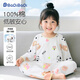 巴帝巴帝嬰幼兒童純棉家居服套裝睡衣睡褲男女寶寶空調服 動(dòng)物字母 110