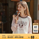森馬（Semir）迪士尼米奇家族合作系列長袖T恤女2025oversize春裝109125101012