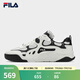 斐樂（FILA）官方男鞋板鞋2025夏季新款星韻鞋厚底鞋子休閑鞋運(yùn)動鞋 白棉花糖/黑-MB 42