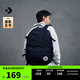 匡威（Converse）官方 Straight Edge男女休閑簡約雙肩包書包10021138 10021138-A02/暗夜藍色 OSFA