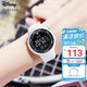 迪士尼（Disney）學(xué)生手表女初高中防水電子表多功能夜光運(yùn)動(dòng)手表白色 DC-55065W