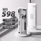 RK S98三模機械鍵盤無線藍牙有線RGB全鍵無沖98鍵1.47吋TFT彩屏帶旋鈕TOP結(jié)構(gòu)熱插拔軸宇宙冰川軸