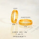 胖東來(lái)同款孟加拉赤金戒指強保色24K亮金鏤空暴富銅錢(qián) F-69-7 精致版錢(qián)幣戒指美碼6#1個(gè)
