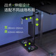 卓煥主機托架懸掛主機架電腦臺式架托架可調高度寬度海景房帶散熱電源 碳素黑
