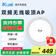 iKuai愛快（iKuai）HX3000雙頻吸頂AP3000兆壁掛WiFi6大頻寬企業(yè)級全屋路由器大戶型標(biāo)準(zhǔn)POE/12V DC供電 IK-HX3000胖瘦一體帶機(jī)量90