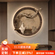 喜進(jìn)門(mén)新中式玄關(guān)裝飾畫(huà)高級感禪意心經(jīng)字畫(huà)客廳掛畫(huà)茶室氛圍布置壁燈畫(huà) A-佛意禪心 50*50CM 三層無(wú)框立體砂巖畫(huà)+禪意和尚 常規款不帶燈(立體砂巖畫(huà))