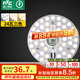 雷士（NVC）LED燈盤(pán)吸頂燈替換燈芯燈板磁吸光源燈珠燈泡貼片圓形燈管24W三色
