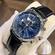 【二手99新】浪琴（LONGINES）名匠八針月相自動(dòng)機械男表多功能商務(wù)休閑手表 保值奢侈品腕表 【24年全套】藍盤(pán)皮帶L2.673.4.92.0