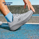 斯凱奇（Skechers）搖搖鞋｜2025春夏男女款復(fù)古時(shí)尚跑步鞋休閑鞋耐磨舒適透氣 灰色/炭灰色/GYCC 41