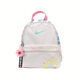 耐克（NIKE）【定制包】春日漫游記涂鴉風(fēng)可愛(ài)少女書(shū)包背包雙肩包常規女款灰白 灰白色
