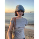 佐敘不規(guī)則斜肩短袖t恤女2025夏季設(shè)計感辣妹風修身顯瘦小眾露肩短袖 灰色 M （90-105斤）