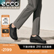 愛步（ECCO）樂福鞋男 25年秋季新款時(shí)尚袋鼠鞋男女同款牛皮休閑鞋增高 552504 黑色55250490000 41