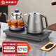 友家鋪?zhàn)樱˙iooner）純鈦全自動(dòng)上水壺 鈦合金電熱水壺 茶臺(tái)燒水壺 茶桌茶幾一體機(jī)嵌入式泡茶壺茶具電茶爐套裝 1L 純鈦燒水壺（雙壺上水）蒸茶款